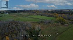 Some trees and cleared land -