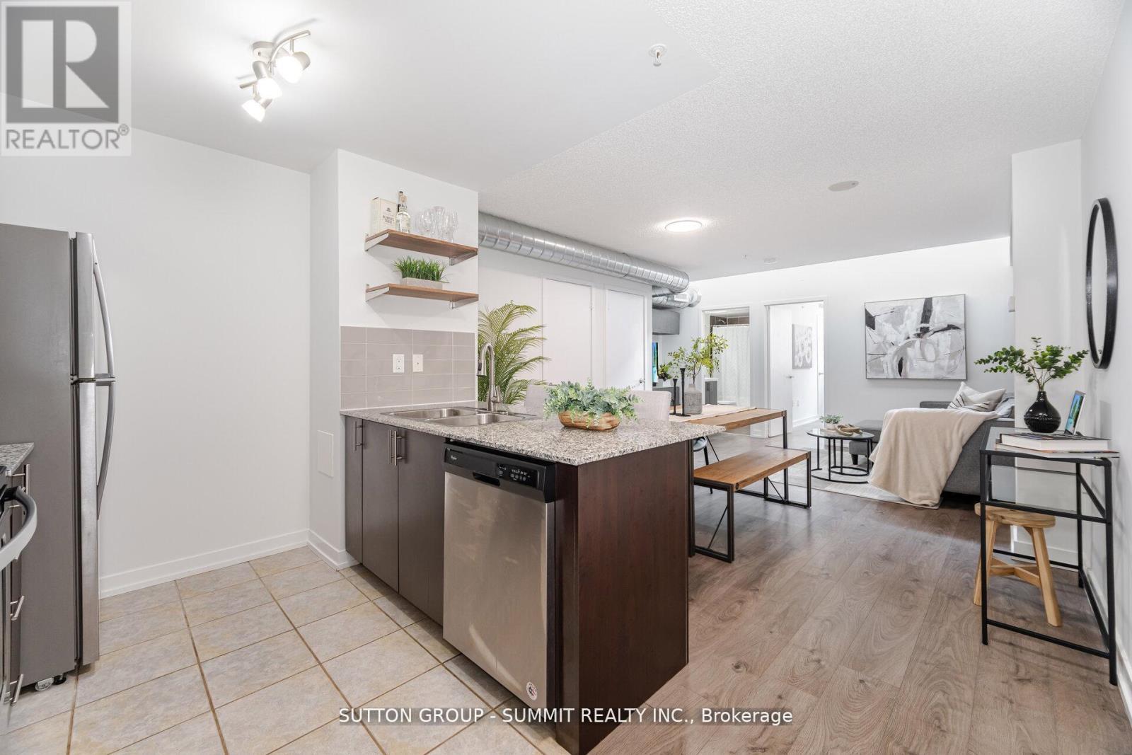 311 - 1410 Dupont Street, Toronto, ON - Indoor Photo Showing Kitchen With Double Sink