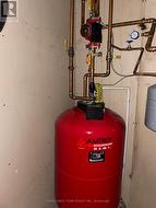 Part of the hot water heating system -