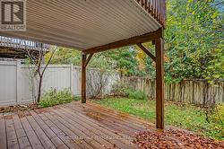 Covered deck for entertaining -