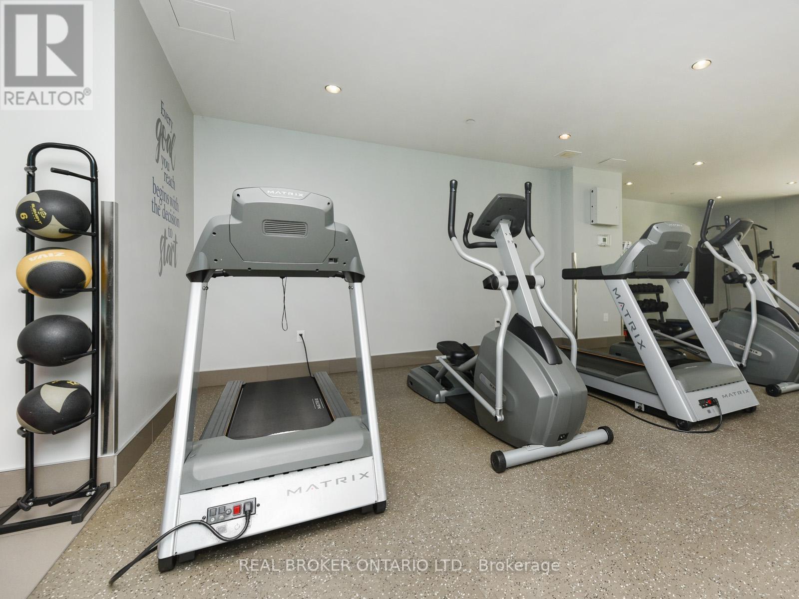 1011 - 100 Champagne Avenue S, Ottawa, ON - Indoor Photo Showing Gym Room