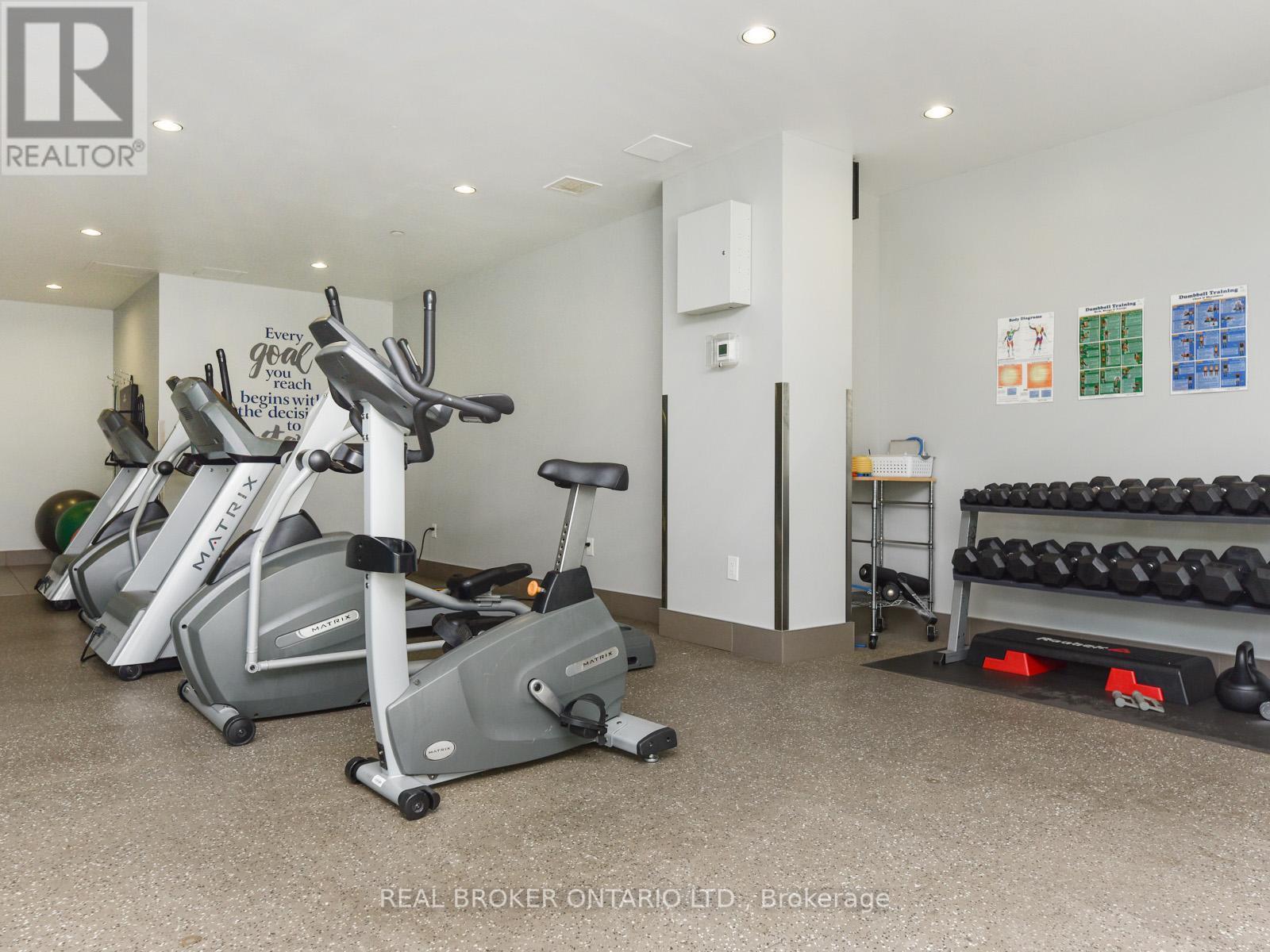 1011 - 100 Champagne Avenue S, Ottawa, ON - Indoor Photo Showing Gym Room