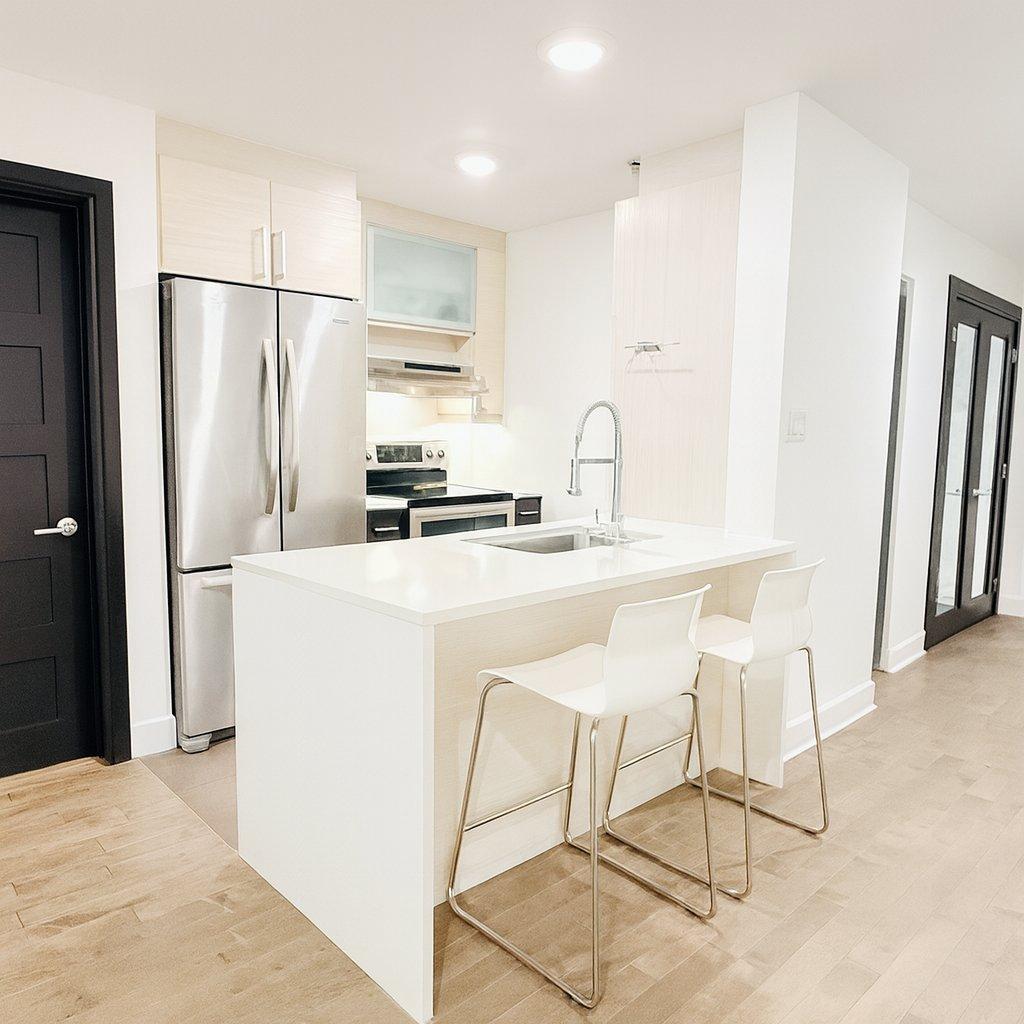 Cuisine - 211B-1800 Boul. Angrignon, Montréal (Lasalle), QC - Indoor Photo Showing Kitchen With Upgraded Kitchen