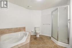 Separate shower and tub -