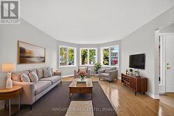 Spacious living room with bay window! -