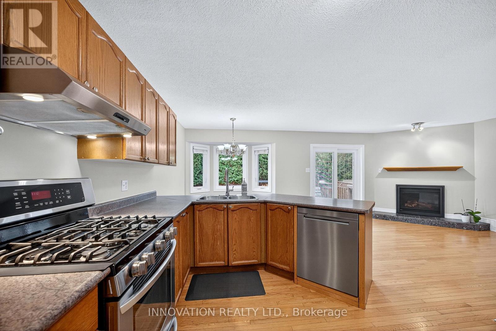 Kitchen has a great footprint - 30 Randall James Drive, Ottawa, ON - Indoor Photo Showing Kitchen With Double Sink