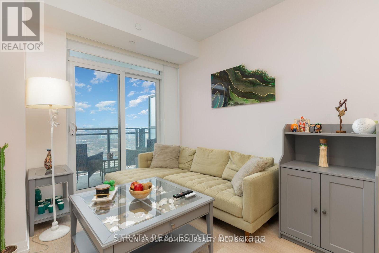 3505 - 55 Ann O'Reilly Road, Toronto, ON - Indoor Photo Showing Living Room