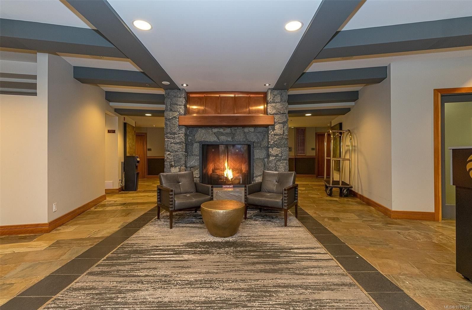 205/207D-1376 Lynburne Pl, Langford, BC - Indoor With Fireplace
