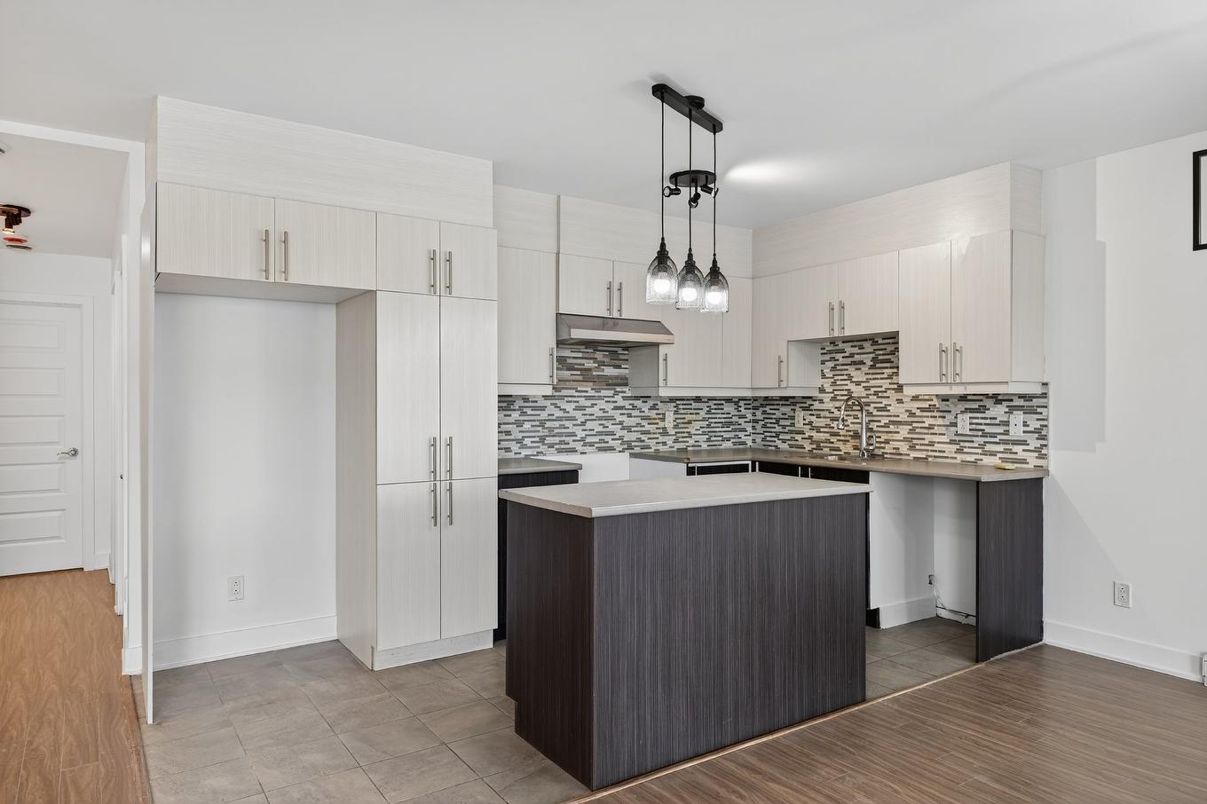 Cuisine - 100-16370 Rue Sherbrooke E., Montréal (Rivière-Des-Prairies/Pointe-Aux-Trembles), QC - Indoor Photo Showing Kitchen With Upgraded Kitchen