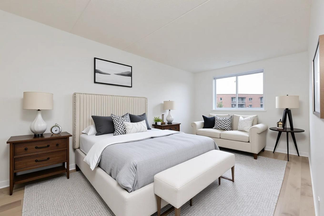 Primary bedroom - 303-350 Rue Querbes, Vaudreuil-Dorion, QC - Indoor Photo Showing Bedroom
