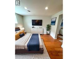 Basement bedroom 3 digitally staged -