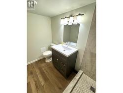 Basement bathroom with walk in shower -