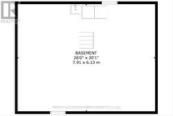 Basement floor plan -