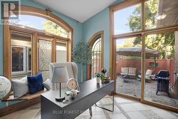 Main floor family room, walkout to side patio -