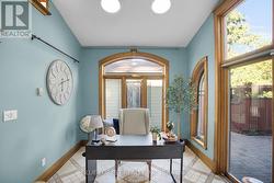 Main floor family room, walkout to side patio -