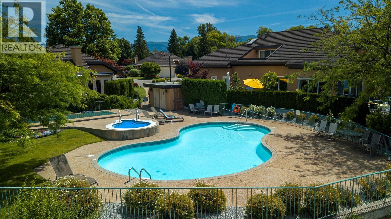 2368 Abbott Street Unit# 9, Kelowna, BC - Outdoor With In Ground Pool With Deck Patio Veranda With Backyard
