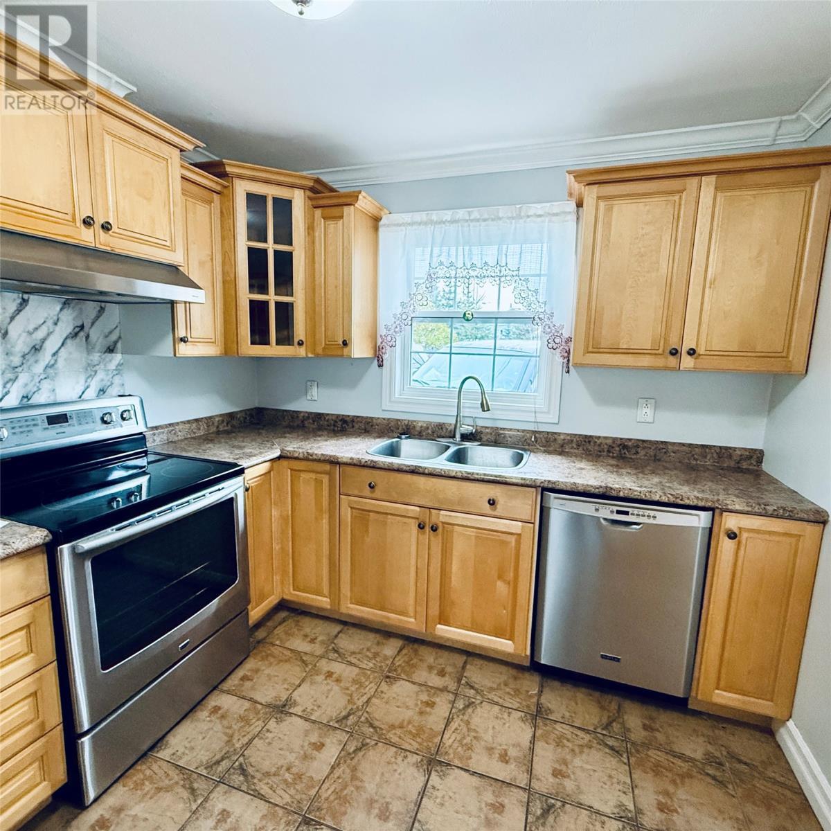 4 Scout Road, Botwood, NL - Indoor Photo Showing Kitchen With Stainless Steel Kitchen With Double Sink