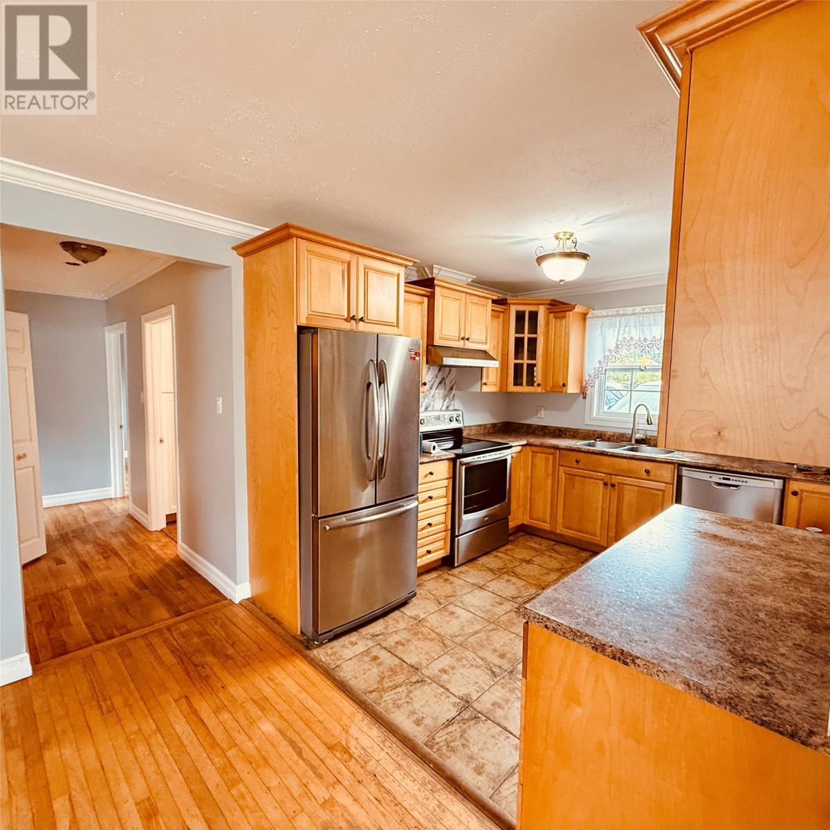 4 Scout Road, Botwood, NL - Indoor Photo Showing Kitchen With Double Sink