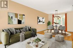 Virtually Staged-Living Room -