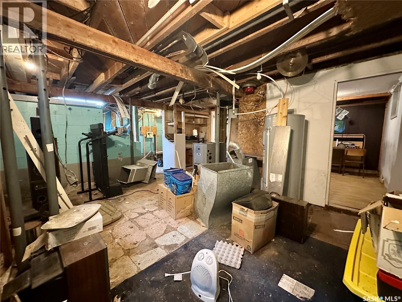 48 Helena Street, Prud'Homme, SK - Indoor Photo Showing Basement