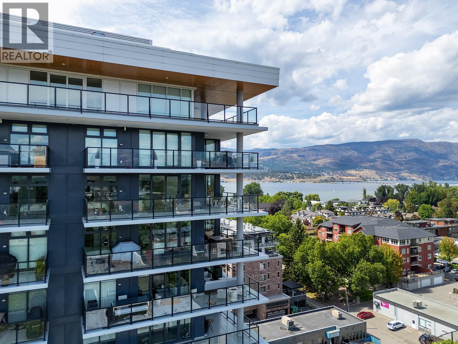 485 Groves Avenue Unit# 1201, Kelowna, BC - Outdoor With Balcony