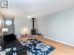 Main Floor Family room with wood stove. -