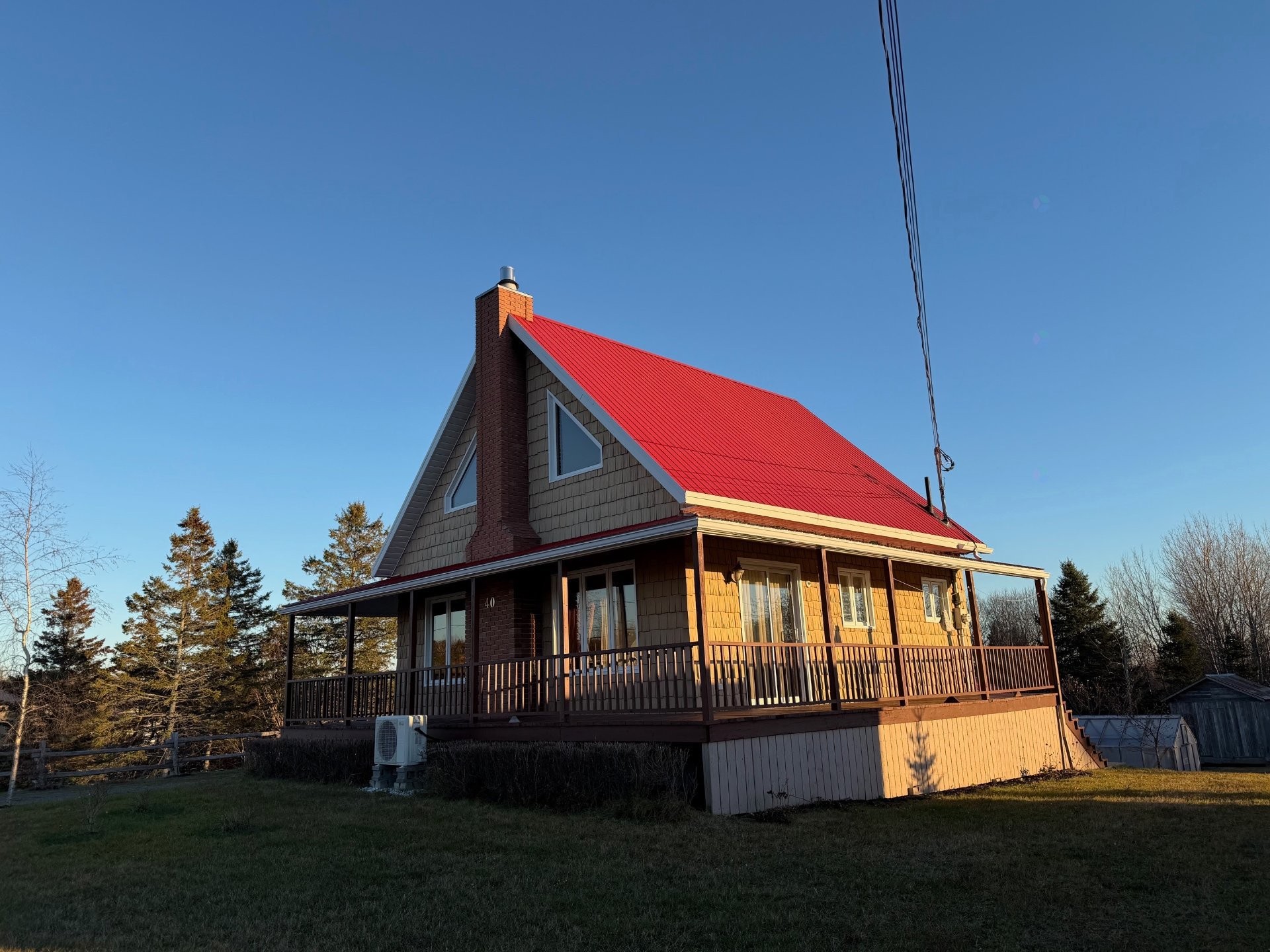 Front of Structure - 40 7E Avenue E., Paspébiac, QC - Outdoor With Deck Patio Veranda