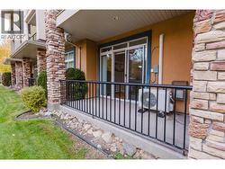 patio with new heat pump -