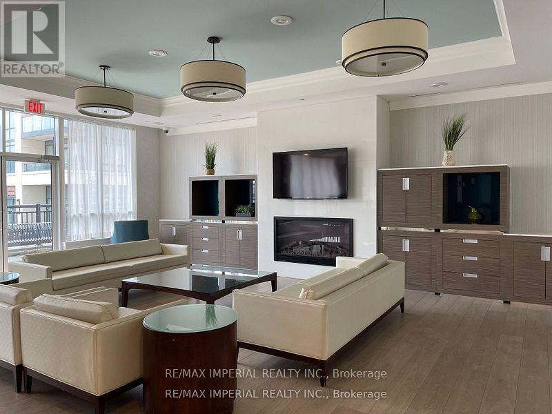 301 - 372 Highway 7 Road, Richmond Hill, ON - Indoor Photo Showing Living Room With Fireplace