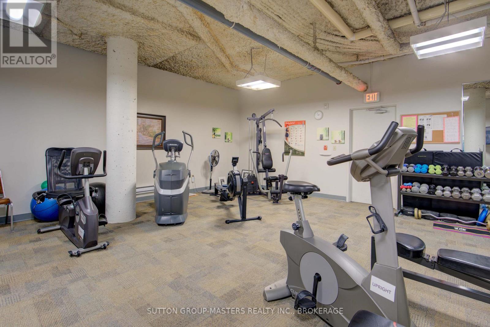 1004 - 257 Bath Road, Kingston (West Of Sir John A. Blvd), ON - Indoor Photo Showing Gym Room