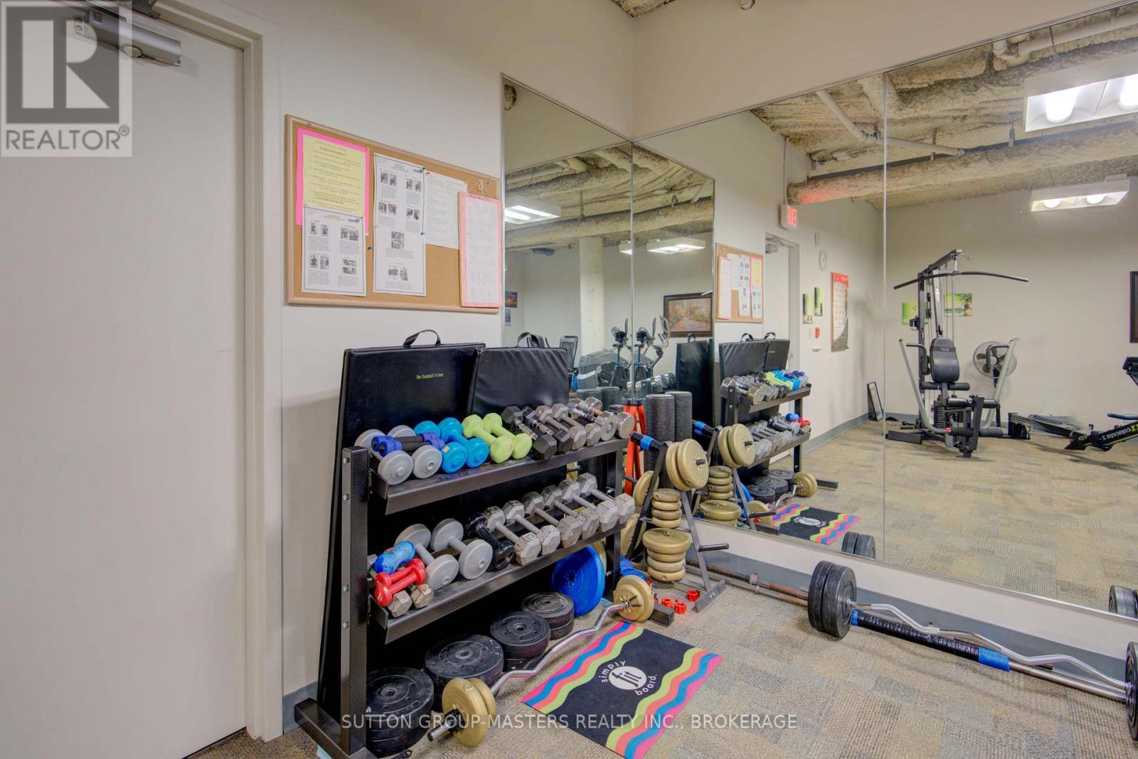 1004 - 257 Bath Road, Kingston (West Of Sir John A. Blvd), ON - Indoor Photo Showing Gym Room