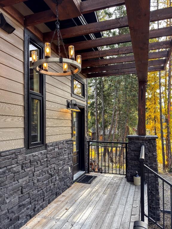 9905 Osprey Landing Drive, Wardner, BC - Outdoor With Deck Patio Veranda With Exterior