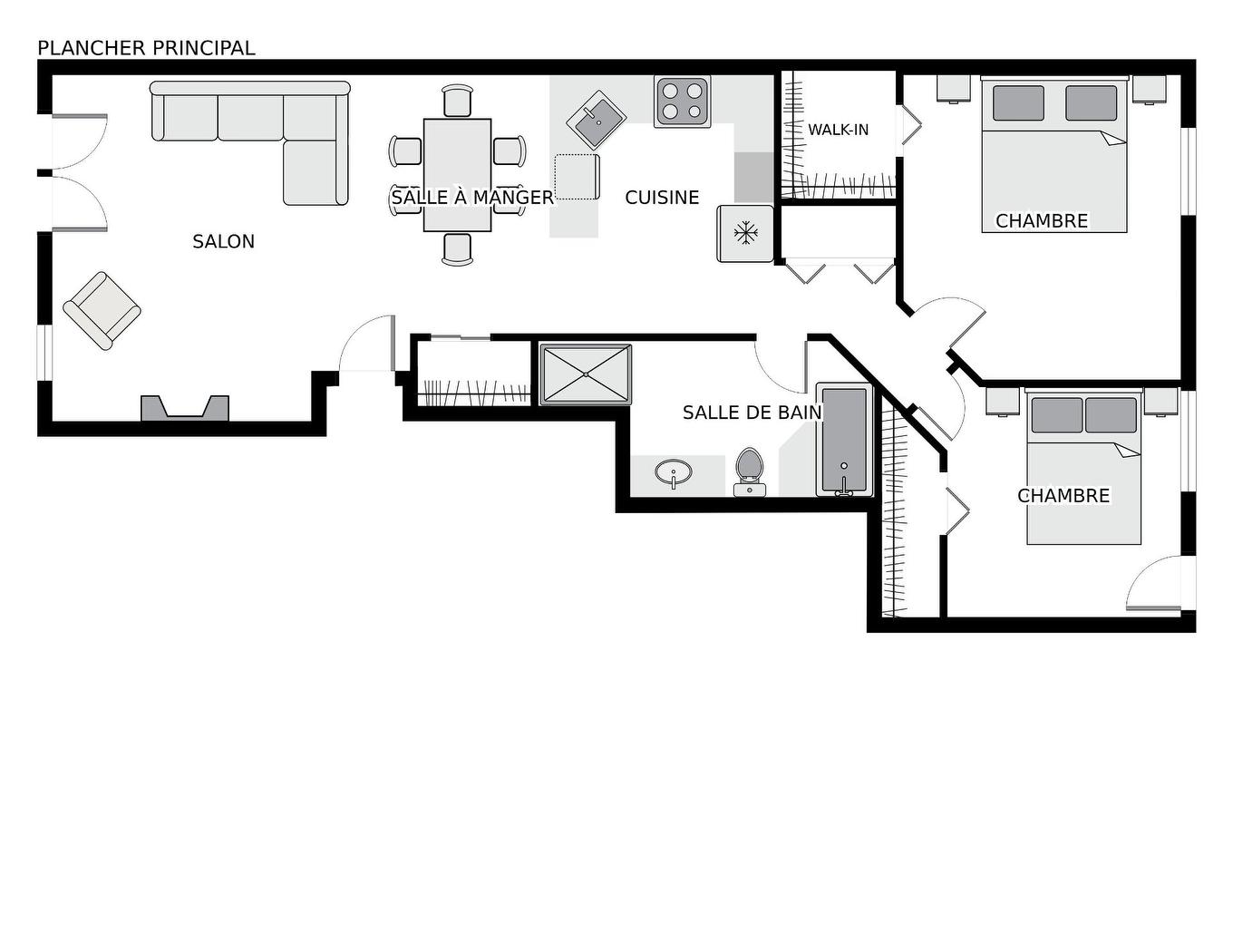 Drawing (sketch) - 301-16239 Rue Forsyth, Montréal (Rivière-Des-Prairies/Pointe-Aux-Trembles), QC - Other