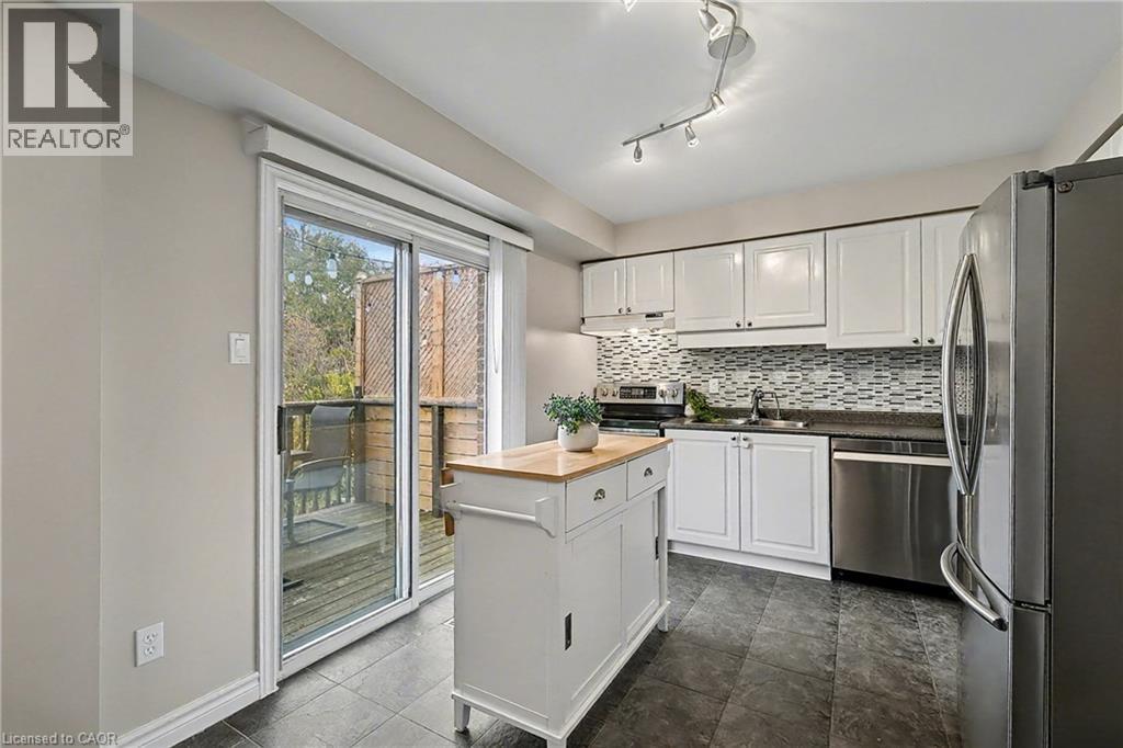 147 General Drive, Kitchener, ON - Indoor Photo Showing Kitchen With Double Sink