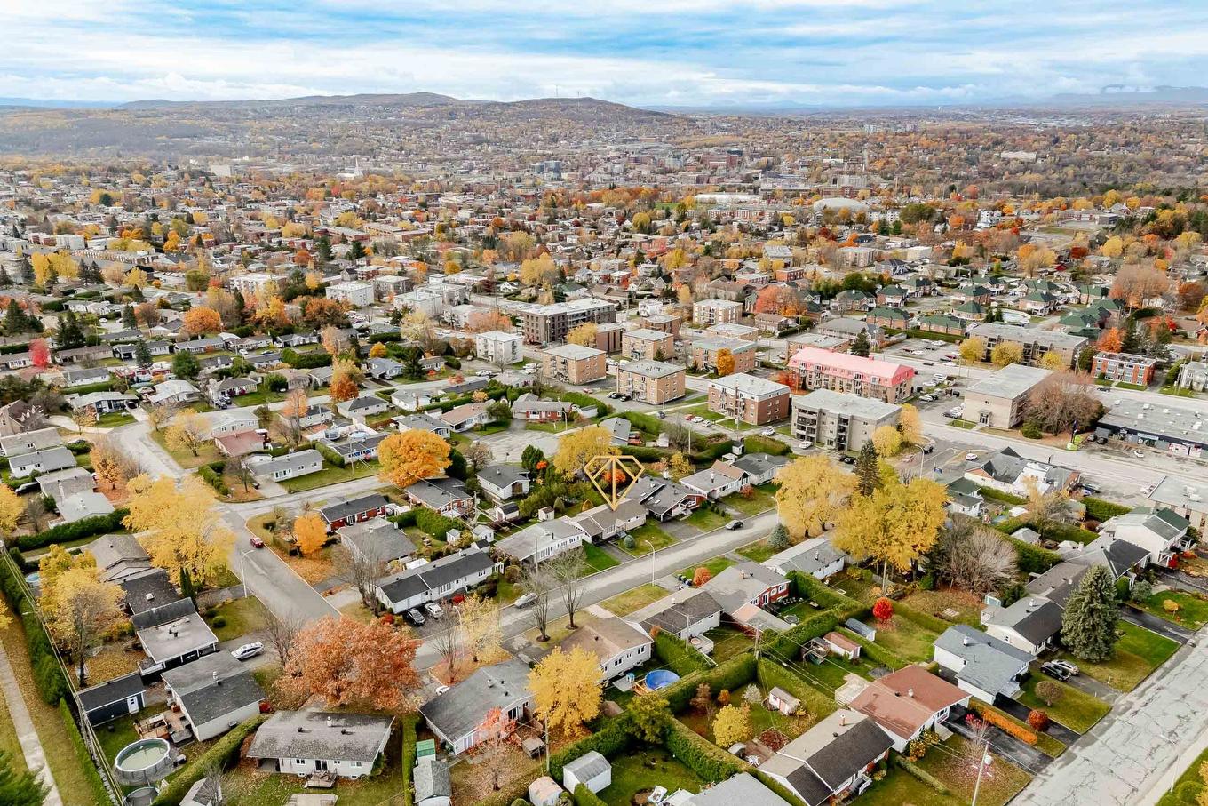 Aerial photo - 892 Rue Des Muguets, Sherbrooke (Fleurimont), QC - Outdoor With View