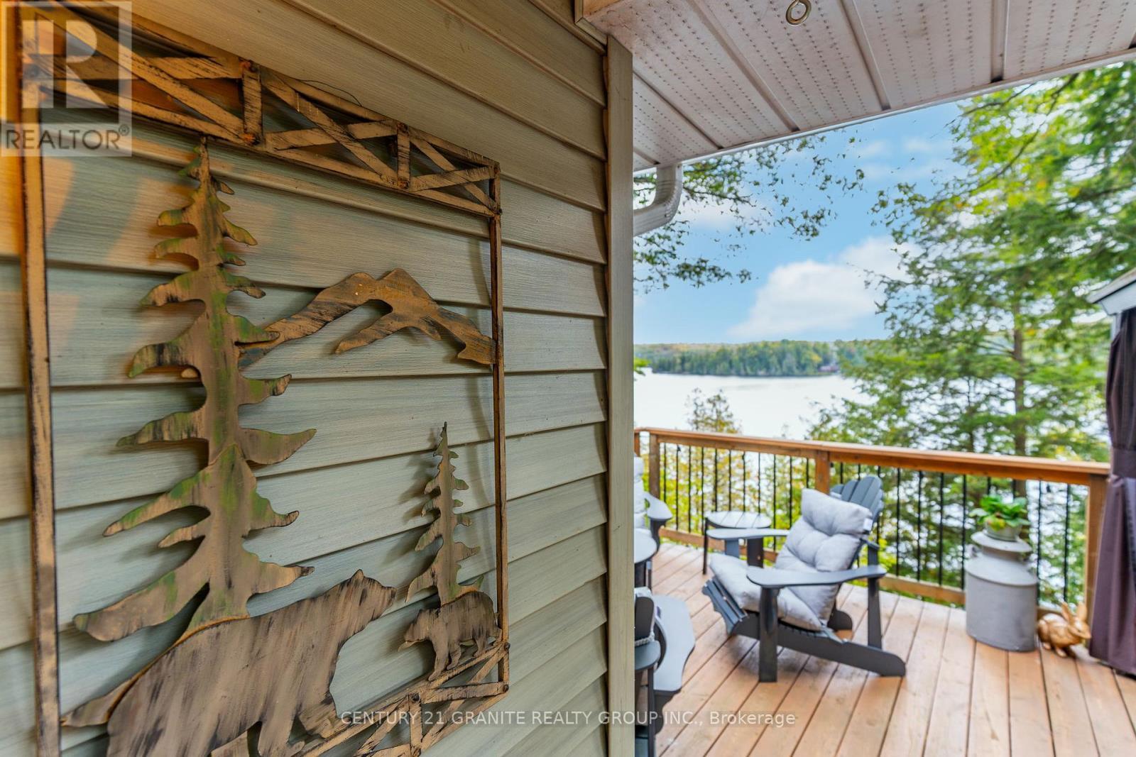 1140 Regal Trail, Highlands East (Cardiff Ward), ON - Outdoor With Body Of Water With Deck Patio Veranda With Exterior