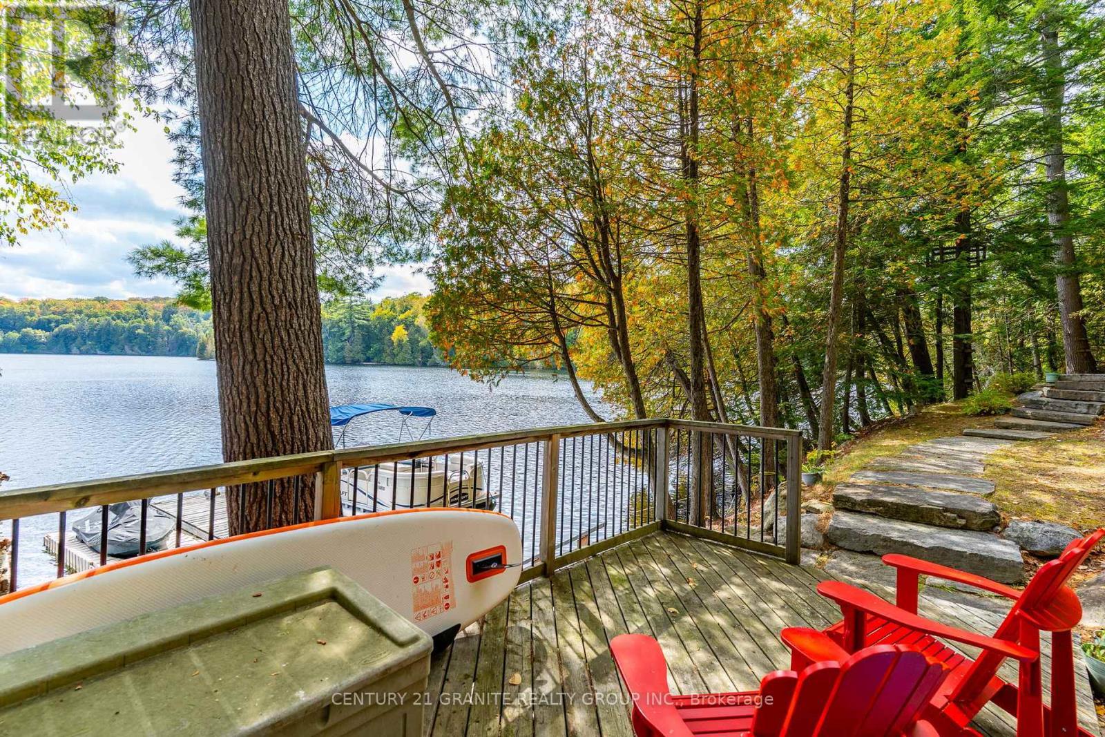 1140 Regal Trail, Highlands East (Cardiff Ward), ON - Outdoor With Body Of Water With Deck Patio Veranda
