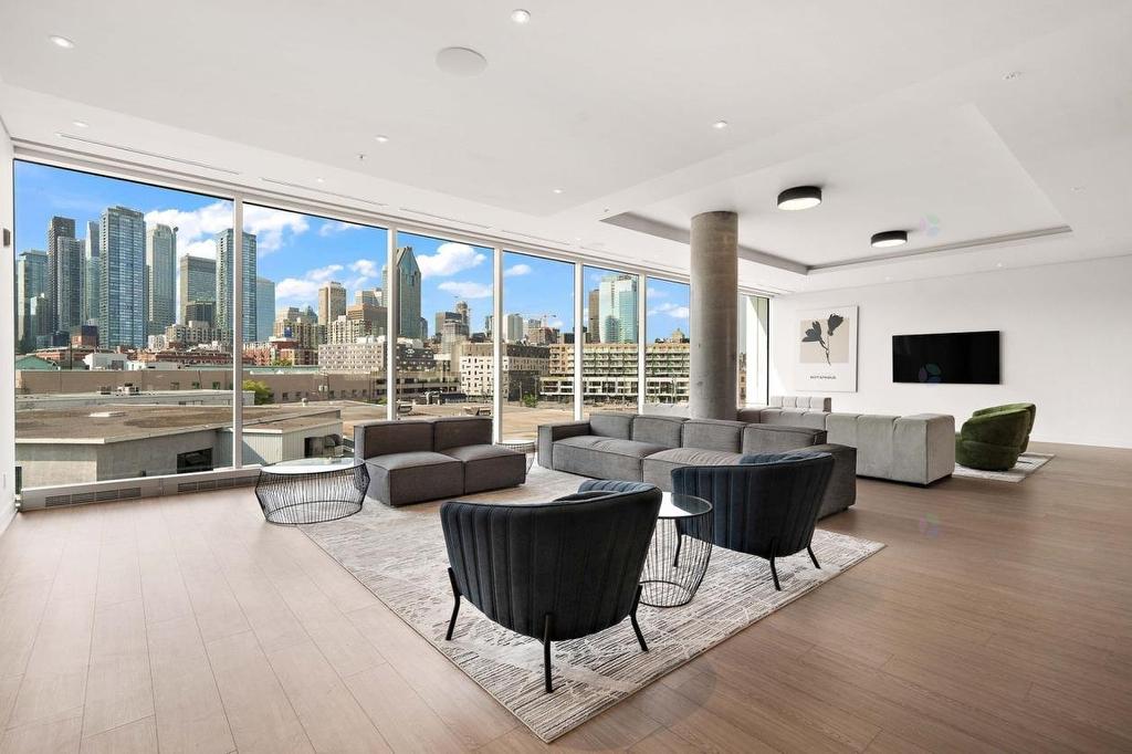 Salle communautaire - 309B-1400 Rue Ottawa, Montréal (Le Sud-Ouest), QC - Indoor Photo Showing Living Room