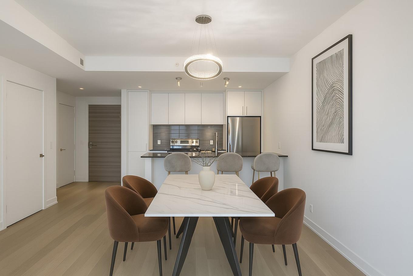 Salle à manger - 309B-1400 Rue Ottawa, Montréal (Le Sud-Ouest), QC - Indoor Photo Showing Dining Room