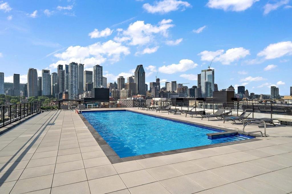 Piscine - 309B-1400 Rue Ottawa, Montréal (Le Sud-Ouest), QC - Outdoor With In Ground Pool With View