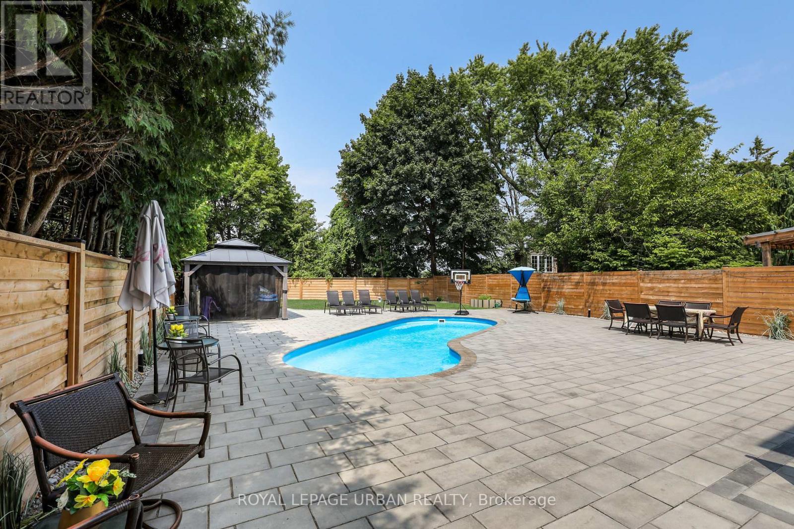 182 Parkview Hill Crescent, Toronto, ON - Outdoor With In Ground Pool With Deck Patio Veranda With Backyard
