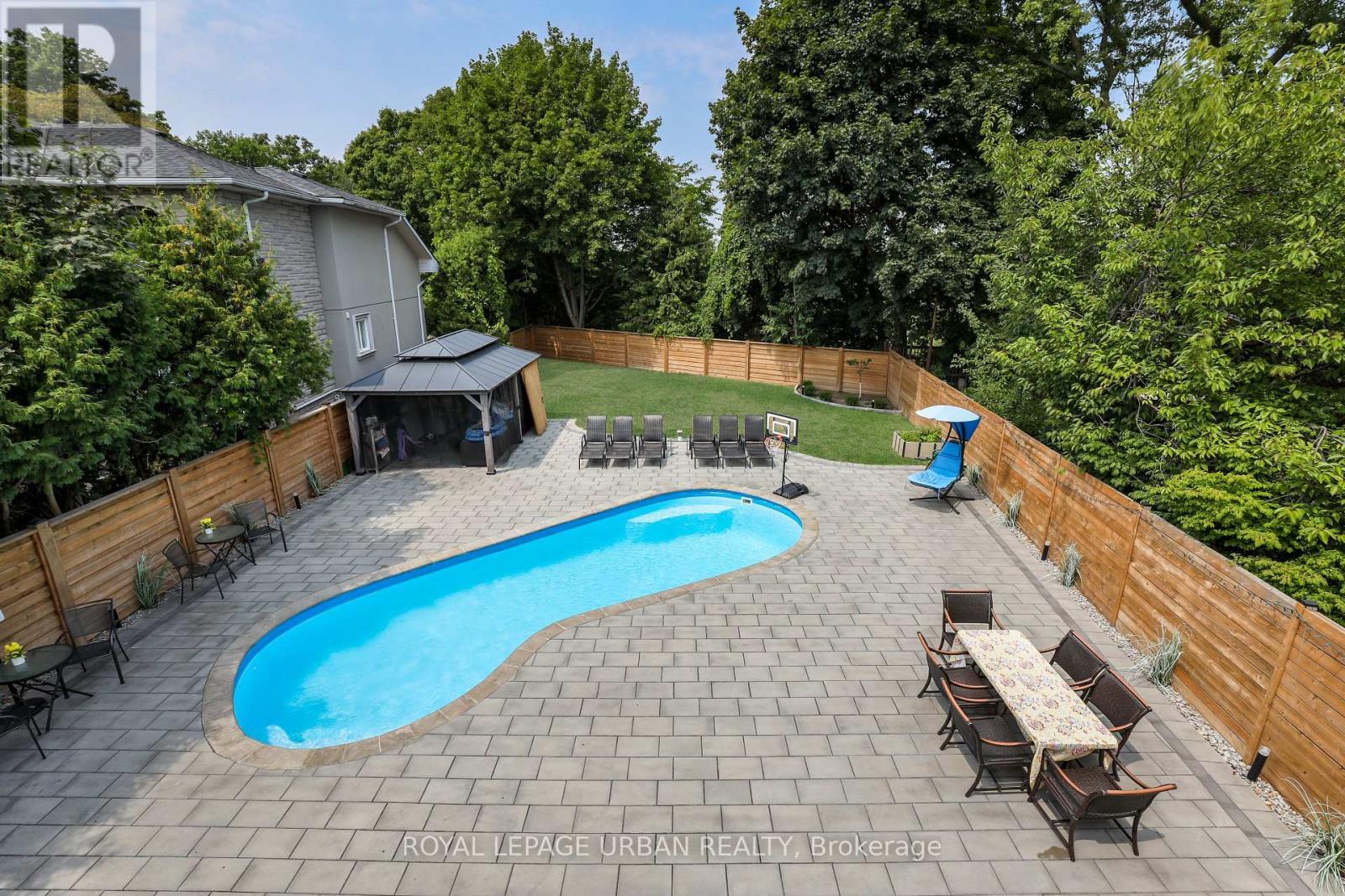 182 Parkview Hill Crescent, Toronto, ON - Outdoor With In Ground Pool With Deck Patio Veranda With Backyard