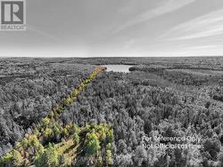 View and outline from Alsace toward Ruth Lake -