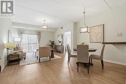 Spacious living and dining room. -