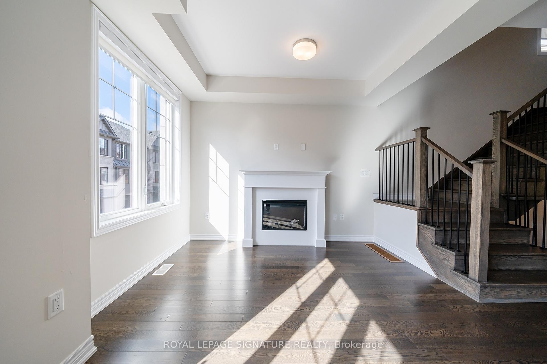 13 Folcroft Street, Brampton, ON - Indoor Photo Showing Living Room With Fireplace