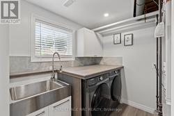 Laundry in lower level -