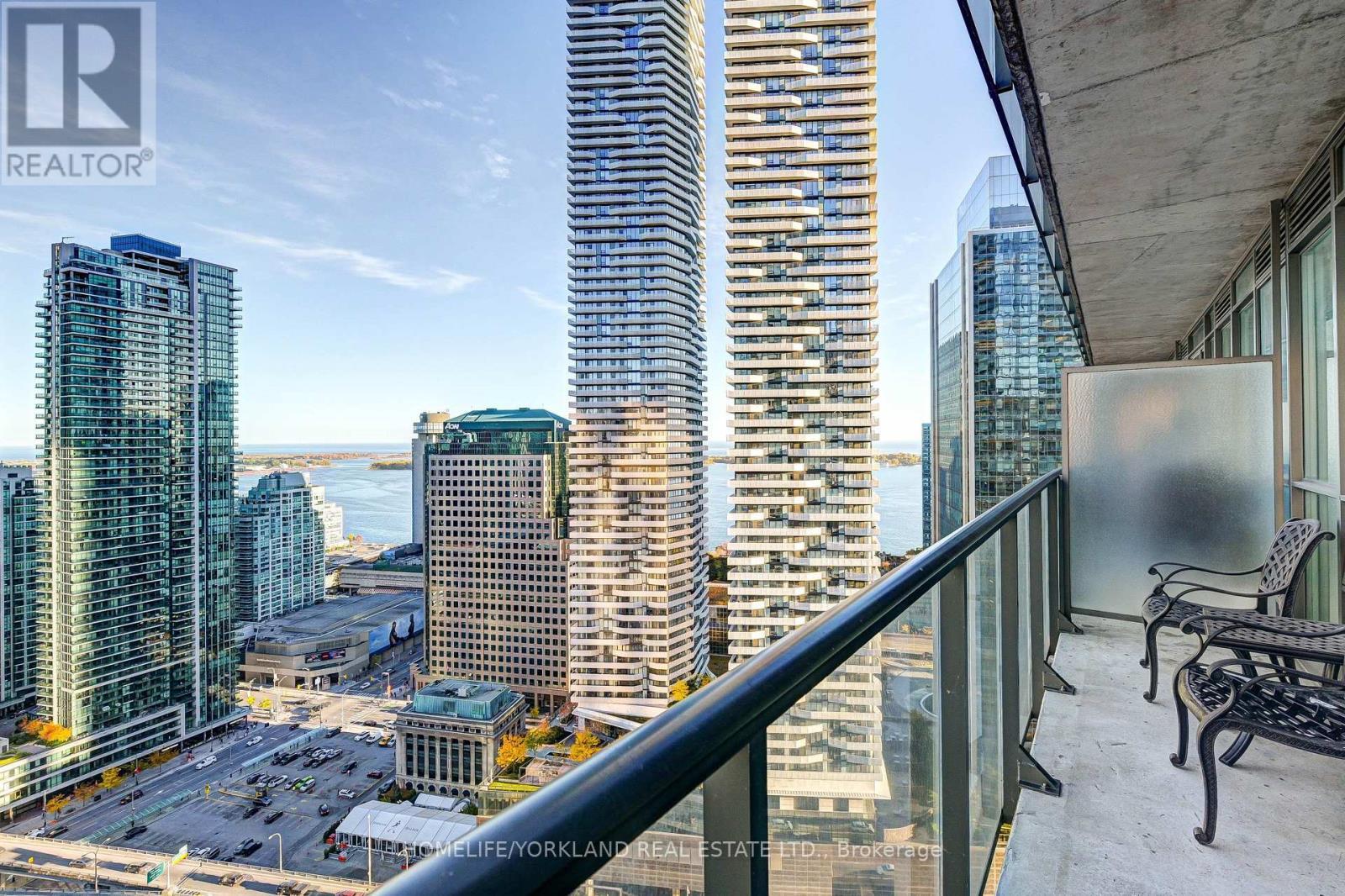 3008 - 65 Bremner Boulevard, Toronto, ON - Outdoor With Balcony