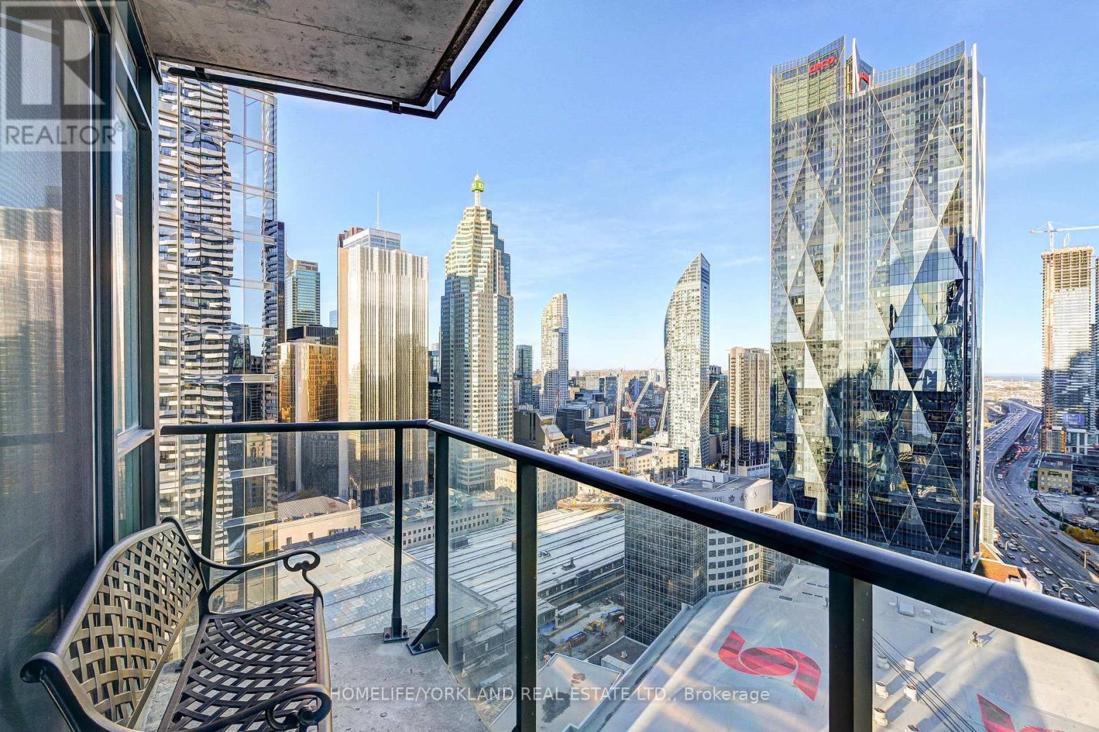 3008 - 65 Bremner Boulevard, Toronto, ON - Outdoor With Balcony