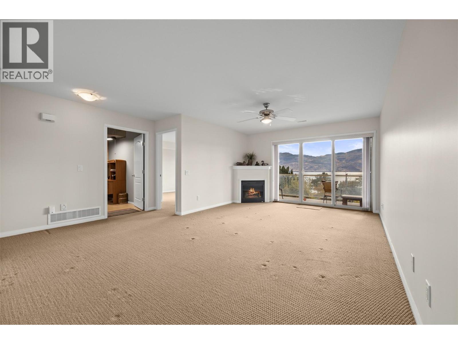 Downstairs - 2100 Boucherie Road Unit# 28, West Kelowna, BC - Indoor With Fireplace