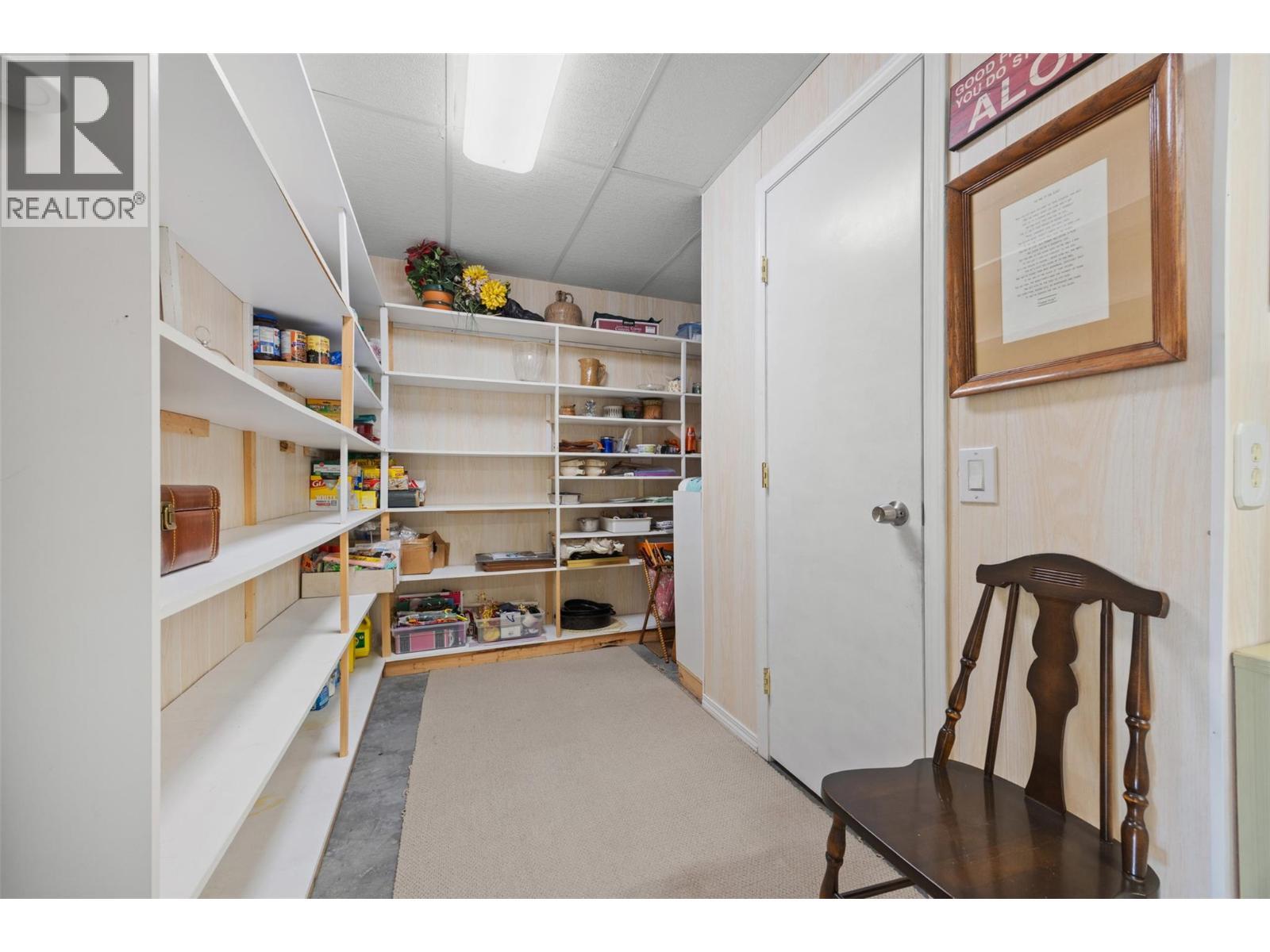 Coldroom in Laundryroom / Storage room. - 2100 Boucherie Road Unit# 28, West Kelowna, BC - Indoor